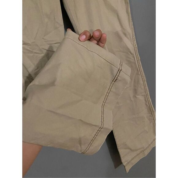 Maurices Tan Khaki Bootcut Pants With Belt Size 5/6 NWOT - Picture 2 of 7